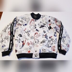 Nike Sportswear All Over Print Bomber Jacket Mens Medium NWT
